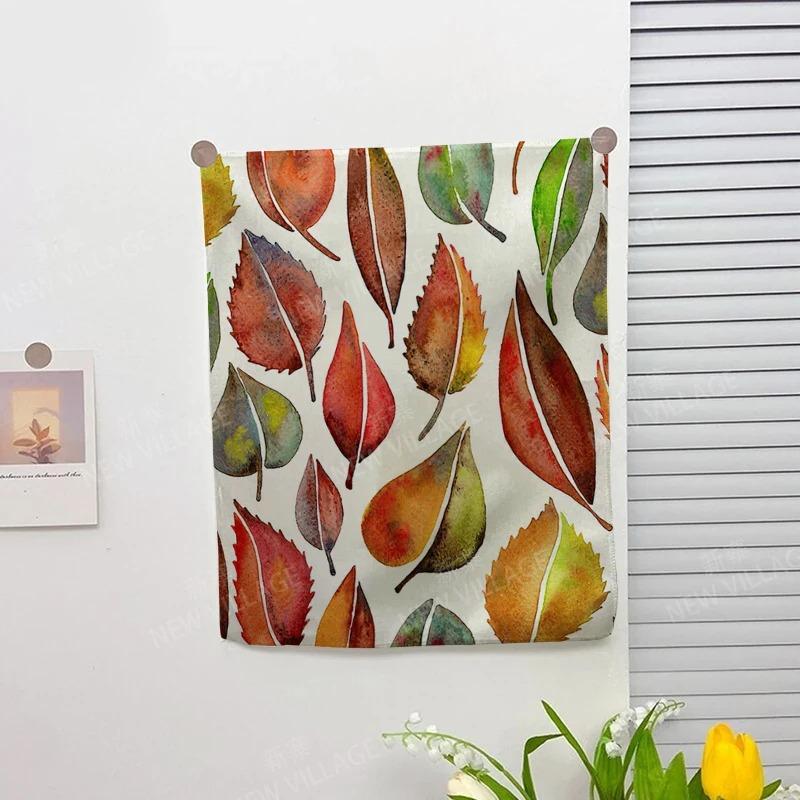 

Декоративный гобелен с листьями растений, Домашний настенный декор, Гобелен для офиса, гостиной 100x75cm