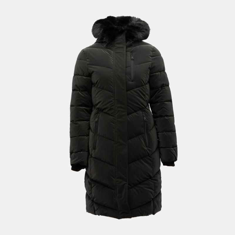 

Полудлинный пуховик julie с капюшоном черный с подкладкой Женский PARAGOOSE XXL чёрный