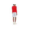 Polo Ralph Lauren Solid Color Crew Neck Cable Knit Wool Sweater Women Sweater Red 211875831-012