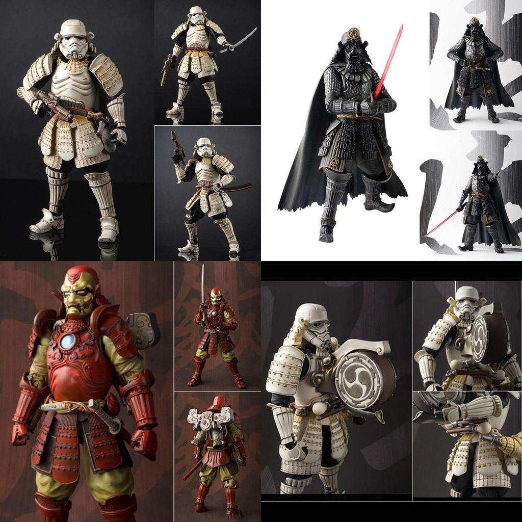 Versatile Anime Star Wars Movie Realization Japanese Samurai Action Figure 7" Perfect For Collectors