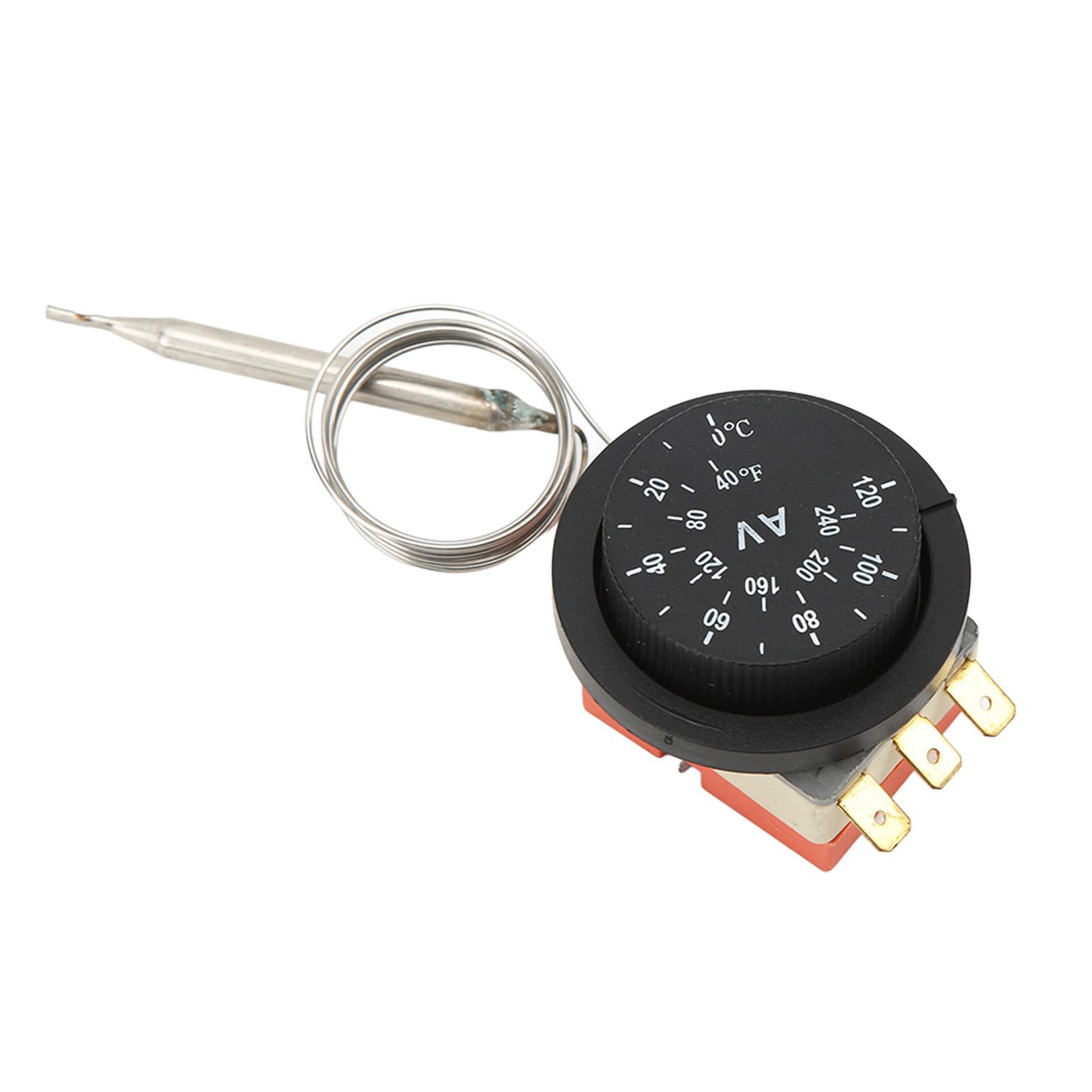 

10 шт. Регулируемый термостат для электрического вентилятора 0–120 градусов C AC 250 В для автомобиля, грузовика