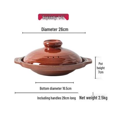 IKTN Ceramic Stew & Soup Pot