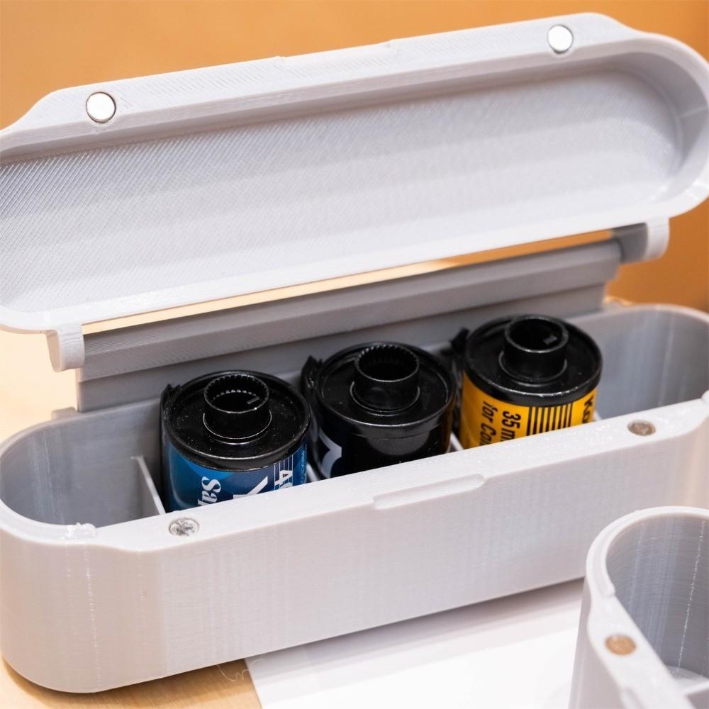Integrated Film Storage Box Flip Cover Film Roll Storage Box For 35mm Film Travel Case