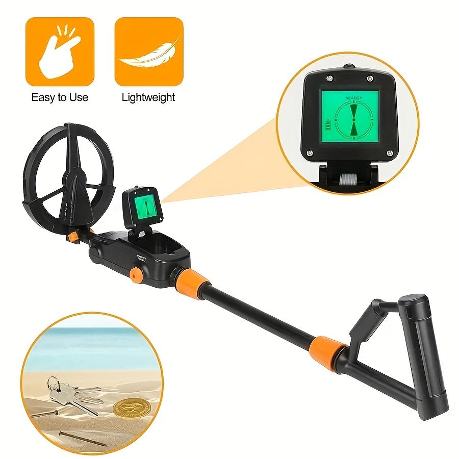 Lightweight Children Metal detector MD-1008A,Kid's Golder Finder Treasure Hunting Waterproof Search Coil LCD Detector