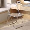 Foldable Acrylic Table Chair Office Study Desk Household Portable Desk Chairs Combination Furniture Simple Table and Chair Set