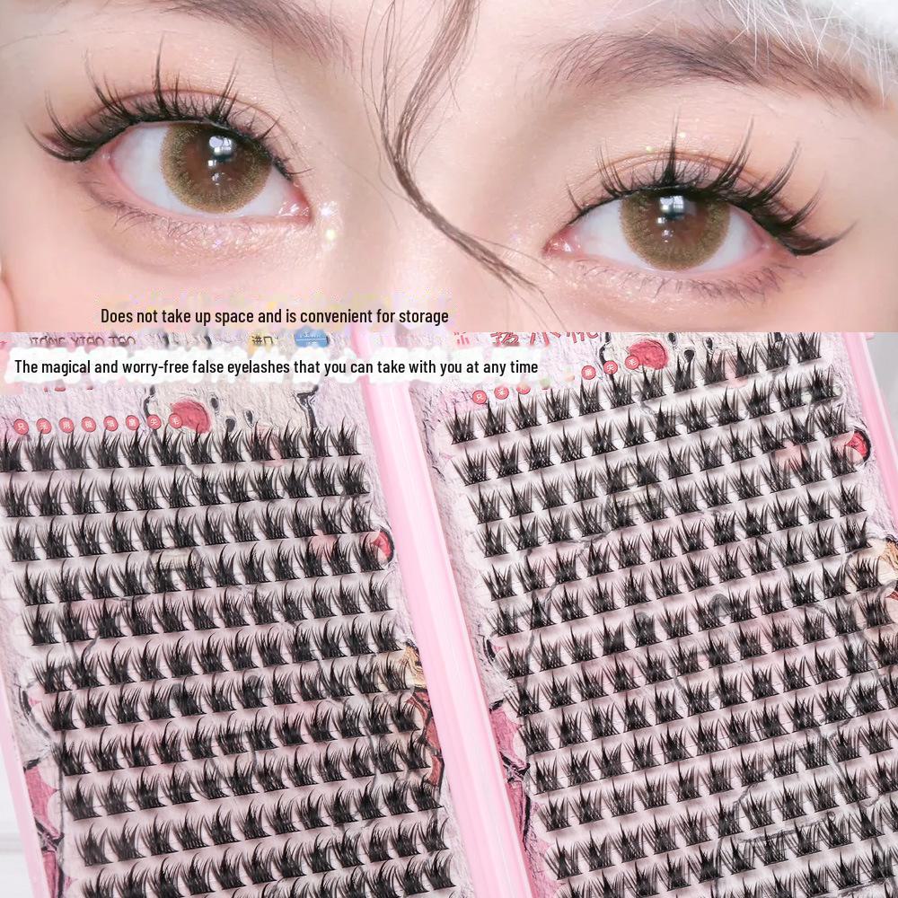 "Jiang Xiaotao Pure Wild Little Devil 360-Cluster Dense Comic Eye False Eyelashes"