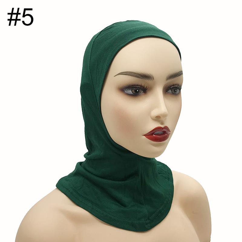 High Qualit Modal Muslim Women Ninjas Cap Full Cover Inner Hat Islamic Undercap Hijab Comfortable Bonnet Headcloth Neck Cover