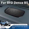 For BYD Leopard 5 Denza B5 Fangchengbao BAO 5 Dashboard Center Speaker Stainless Steel Protection Cap