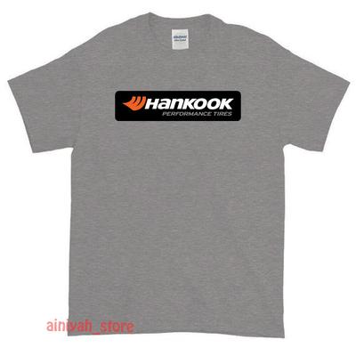 New HANKOOK TIRE Logo Men's Funny T Shirt USA Size S-XXL