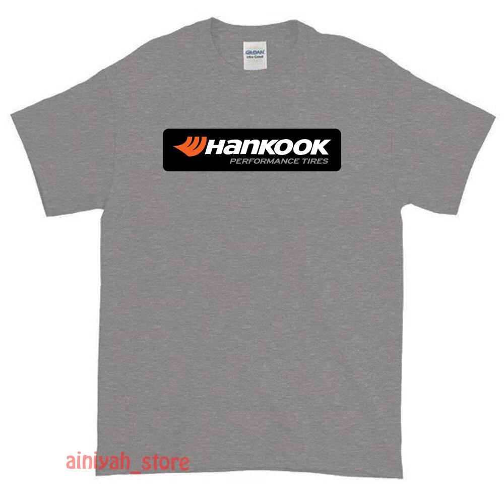 New HANKOOK TIRE Logo Men's Funny T shirt USA Size S-XXL