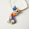 Enchanting Cat Acrylic Fridge Magnets Bottle Opener Embossing Hot Stamping Refrigerator Magnets Sticker Gift Home Decoration