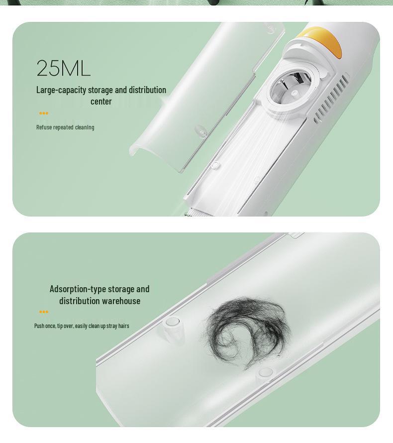 Silent Automatic Hair Suction Baby Hair Trimmer - Household Electric Clipper