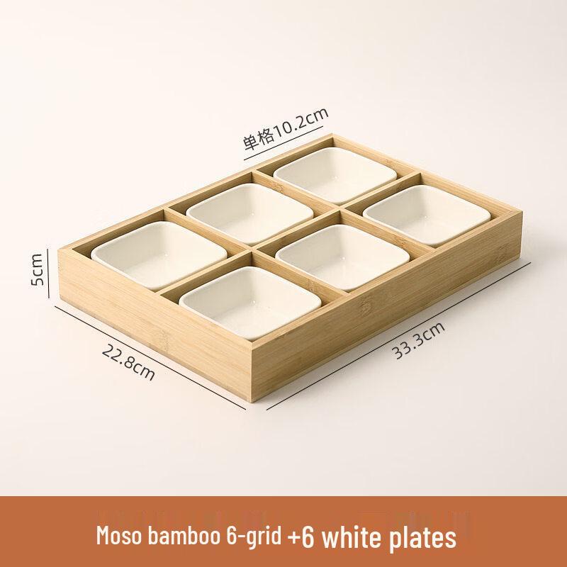 Bamboo Stovetop Tea and Fruit Serving Tray Set