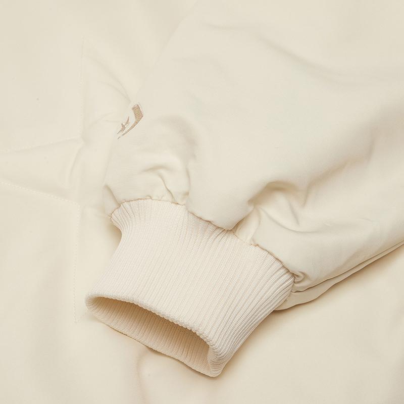 New Converse Down Jacket Women's Ecru 10025221-A01