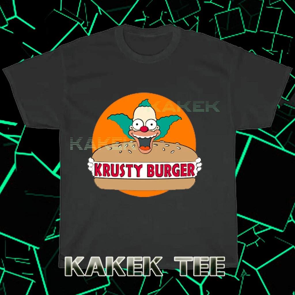 Krusty Burgers Restaurant Logo American T-Shirt Funny Size S to 5XL 3XL