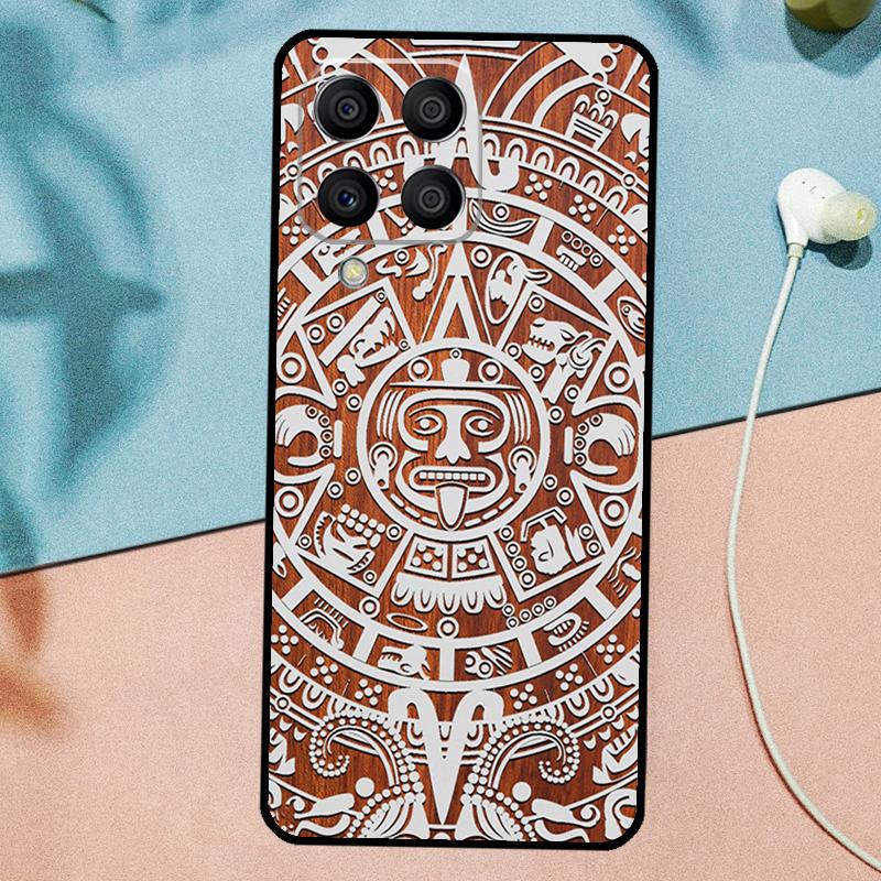 

Mayan Calendar Wood Pattern For Samsung Galaxy M53 M33 M11 M21 M31 M12 M13 M14 M15 M35 M34 M54 M32 M52 M06 M16 M55 Case Samsung M06