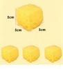 Stress Sensory Squishy Toy TPR Cheese Block Simulation Slow Rebound Pinch Physics Home Furniture Decor Holiday Gifts for Adults