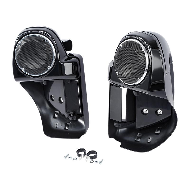 Motorcycle 6.5" Speaker Box Lower Vented Fairing Leg For Harley Touring Electra Glide Road King Street Glide 2014-2024