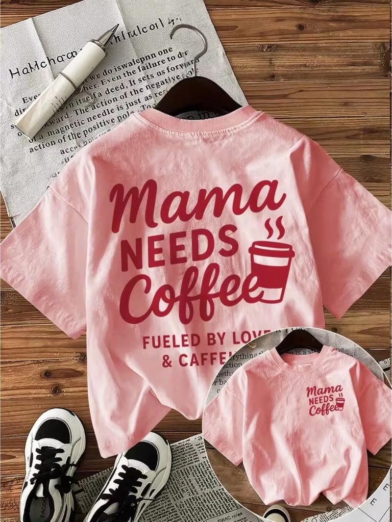 2026 Summer Hot Sale Casual Coffee Tshirt Unisexs Fashion Print Round Neck Short Sleeve Top Vintage Shirt Design Tees
