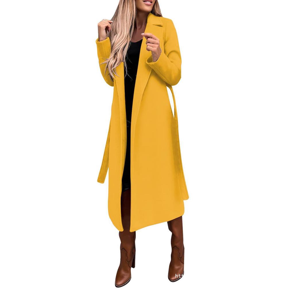 Women's Long-Sleeve Trench Coat