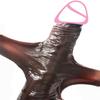 Realistic Wearable Dildo for Women Adult Masturbation Toy with Sliding Skin Testicles Big Penis Anal Vagina Stimulate 18+