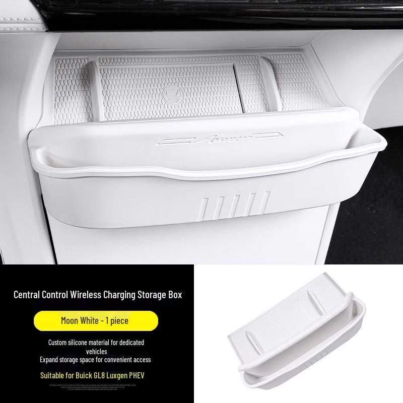 Buick GL8 New Energy Wireless Charging Pad & Console Storage Box for Zun ES/PHEV Modification