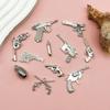 Retro Alloy Bullet Pendant Necklace and Bracelet Jewelry