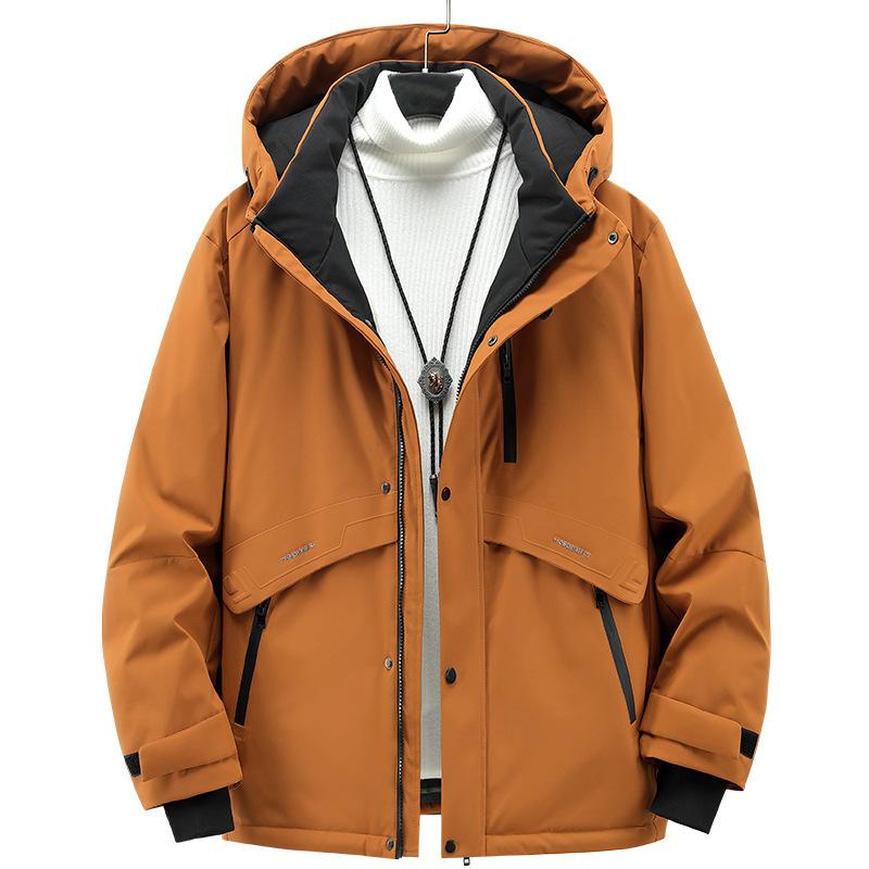 Add Fat and Larger Size 90% White Duck Down Winter Down Jacket Thickened Warm Jacket Men's Clothing