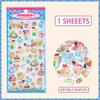 Dessert Shop Collection Foam Flat Stickers Cute Stationary Supplies Scrapbooking Diy Stickers Children'S Gift For Students