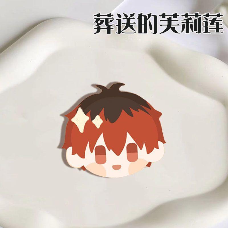 Action Anime Acrylic Brooch Sousou No Frieren: Beyond Journey's End Fern Stark Himmel Pin Toys for Kids Adults Collectible Gifts