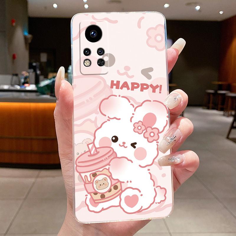Black Rose In Water Pattern Cover For Infinix Note 12i 2022 Soft TPU Anti-scratch Protective Casing Jelly Color Transparent Case