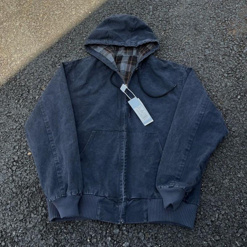 Unisex Vintage Mazgāta Kokvilnas un Lina