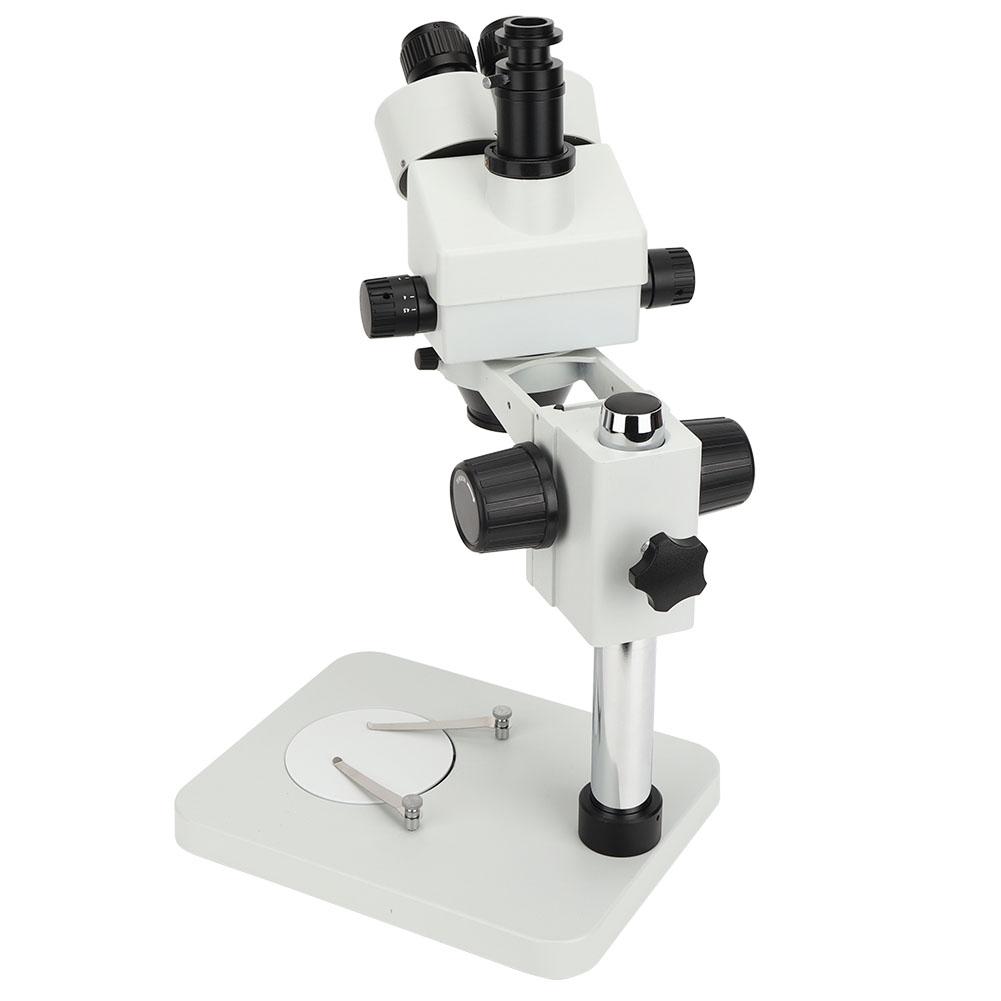 Trinocular Stereoscopic Electron Microscope Adjustable Magnification Laboratory Observation Tool