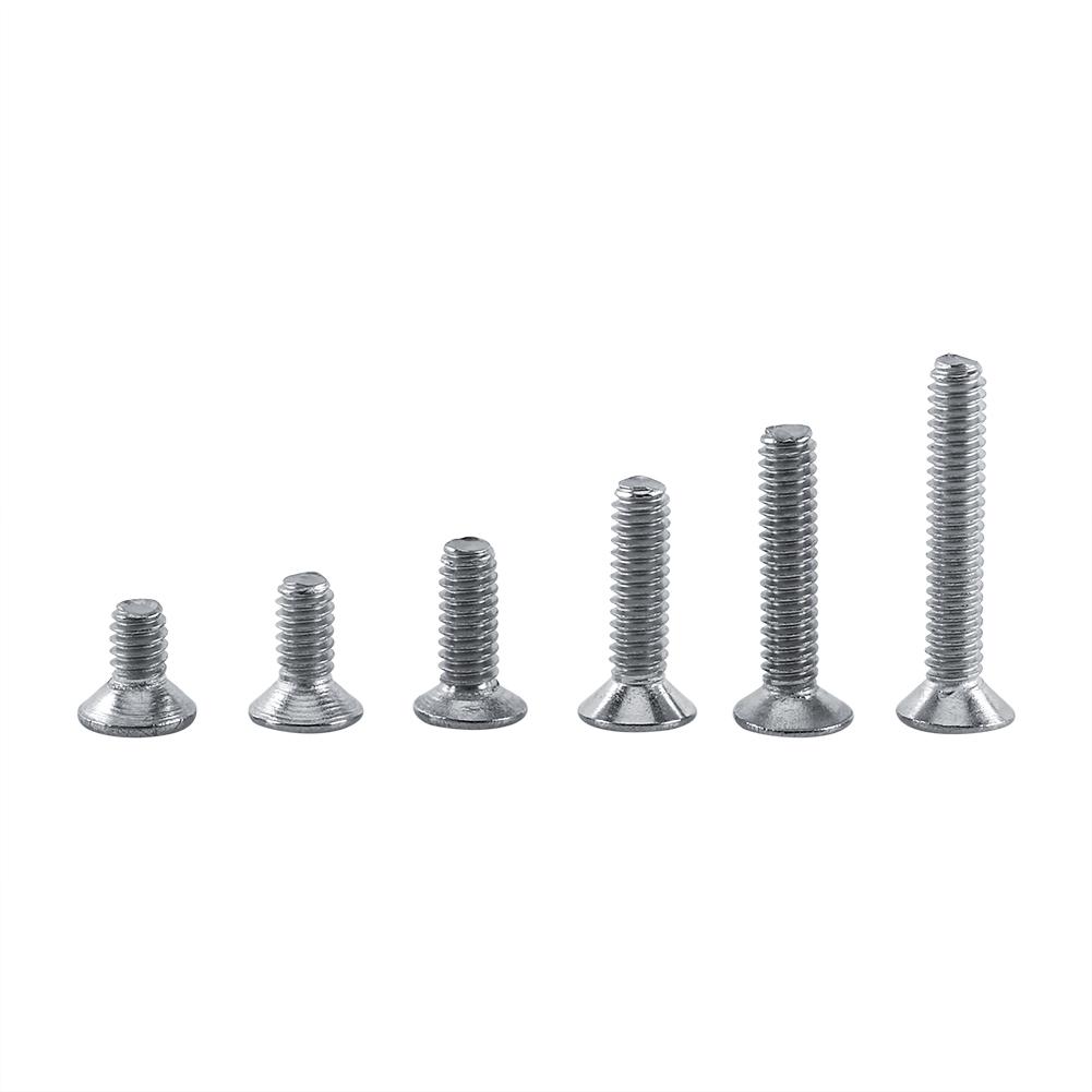M2 304 Stainless Steel Screws With Hex Nuts Washers Assortment Fasteners( Head)