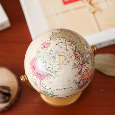 10cm Desktop Earth Political S Deserts, Capitals, , Regions Display, Educational Geography