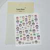 Luminous Chibi Maruko-chan 5D Stereo Nail & Phone Stickers - DIY Cartoon Decoration