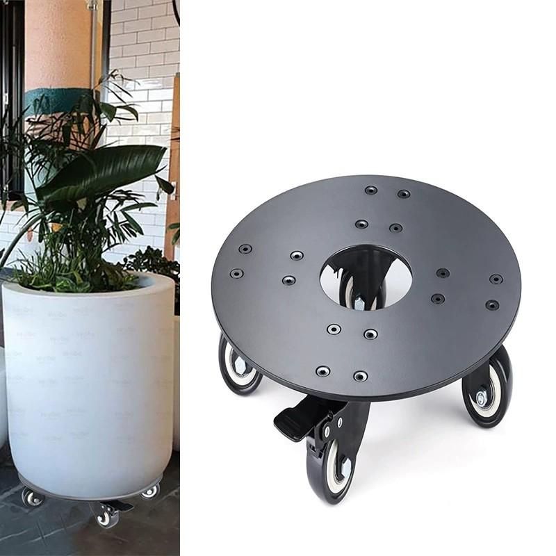 Plant Stand with Wheels,3.0mm Thick Aluminum Alloy Plant Caddy  Rolling Plant Stand Holds 12 Inch and 500lbs