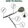 110Pcs/Box Carp Fishing Accessories Kit Include Anti Tangle Sleeves Quick Change Swivel Safety Lead Clip Speed Links