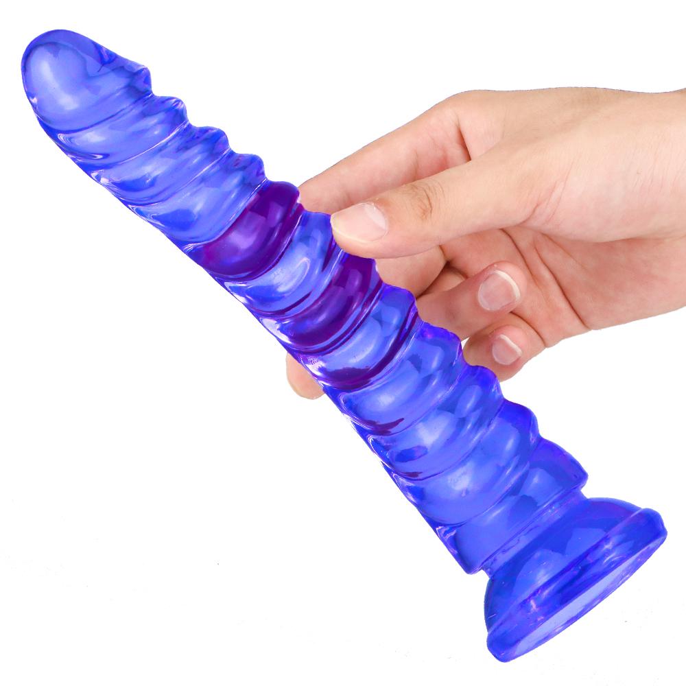 Soft Dildo Realistic Fake Long Penis Butt Plug Adult Sex Toys For Woman Men Vagina Anal