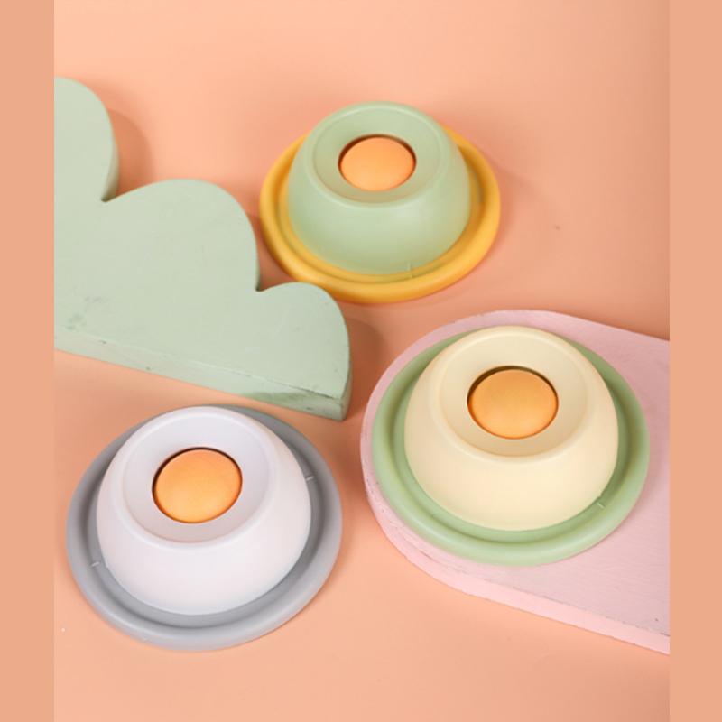 1 Stück Interaktiver Katzennapf für langsames Fressen, Anti-Verschüttung, Selbstunterhaltend, Leckerli-Spender, Zahnreinigung, Stressabbau, Haustier-Snackschale