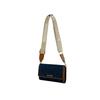 New MICHAEL KORS Jet Set Item Fabric MK Crossbody Bag Shoulder Bag Women's Indigo/Acorn Brown 35F2GTTC7C-466