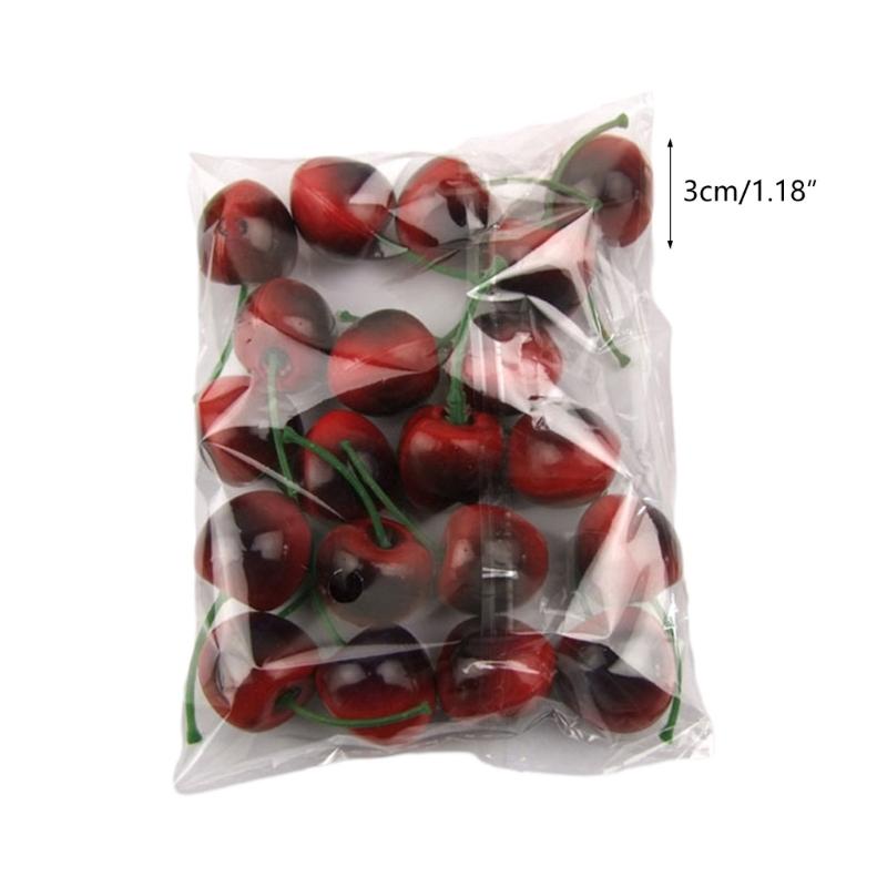 20pcs Artificial Foam Fruit Simulation Lemon Strawberry Wedding Decoration Kitchen Food Photography Props Kindergarten
