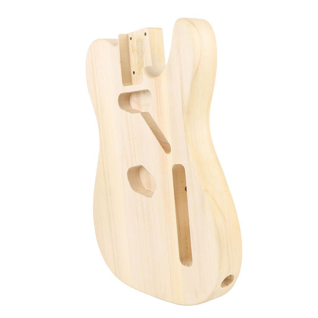 Guitar Body Walnut Wood Single Pickup Hole Electric Guitar Body Replacement for Handcraft