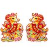 Full Back Adhesive Blessing Door Sticker Chinese New Year Sticker  Spring Festival Decor