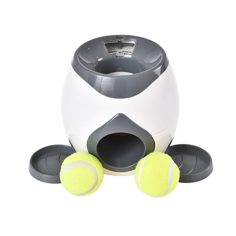 Smart Dog Tennis Ball Feeder Interactive Training Toy Pet Food Reward Dispenser