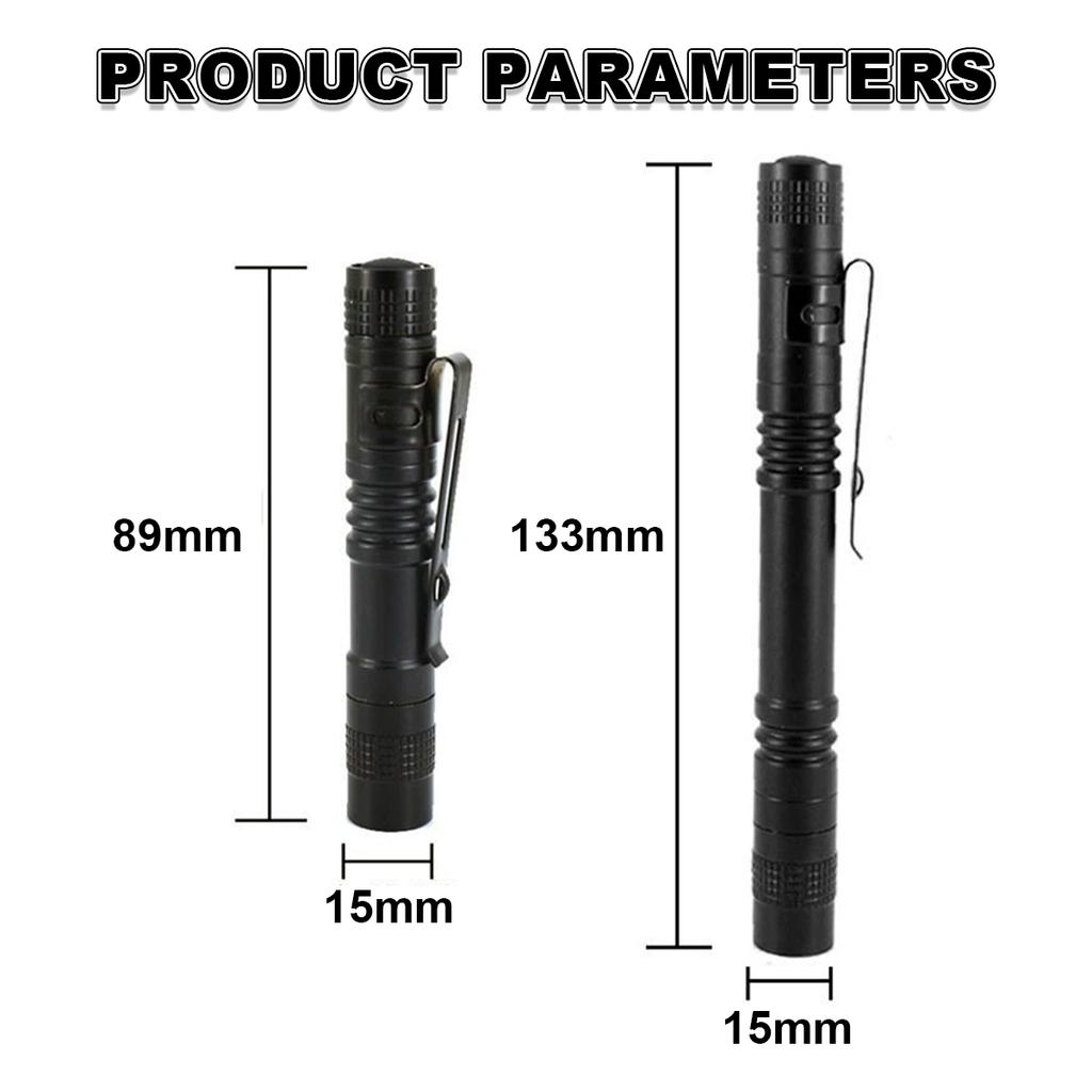 Uv Flashlight 365nm Ultraviolet Torch With Pen Clip Battery-power Manual Portable Light Led-and-uv-flashlight Scorpion Detection