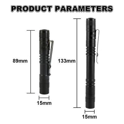 Uv Flashlight 365nm Ultraviolet Torch With Pen Clip Battery-power Manual Portable Light Led-and-uv-flashlight Scorpion Detection