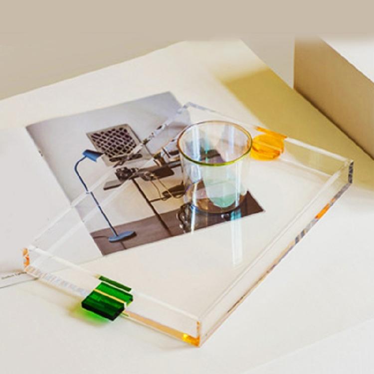 Elegancki Stojak Efektywna Kolorowa Taca do Organizacji Niezbędnych Rzeczy w Garderobie lub do Prezentacji Deserów