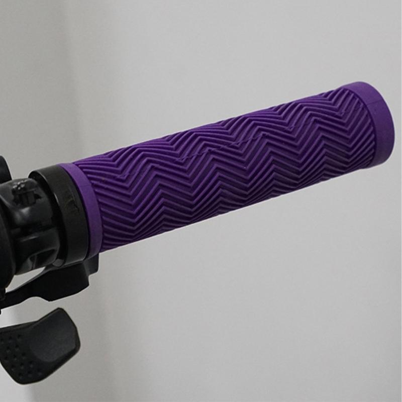 1 Pair Shock Absorbing Mountain Bikes Handlebars End Grip Bicycles Handle Cover Handlebars Grip Sleeve Bicycles Grip