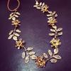Women Elegant Baroque Leaf Flower Elastic Headband Hair Band Party Beach Gift